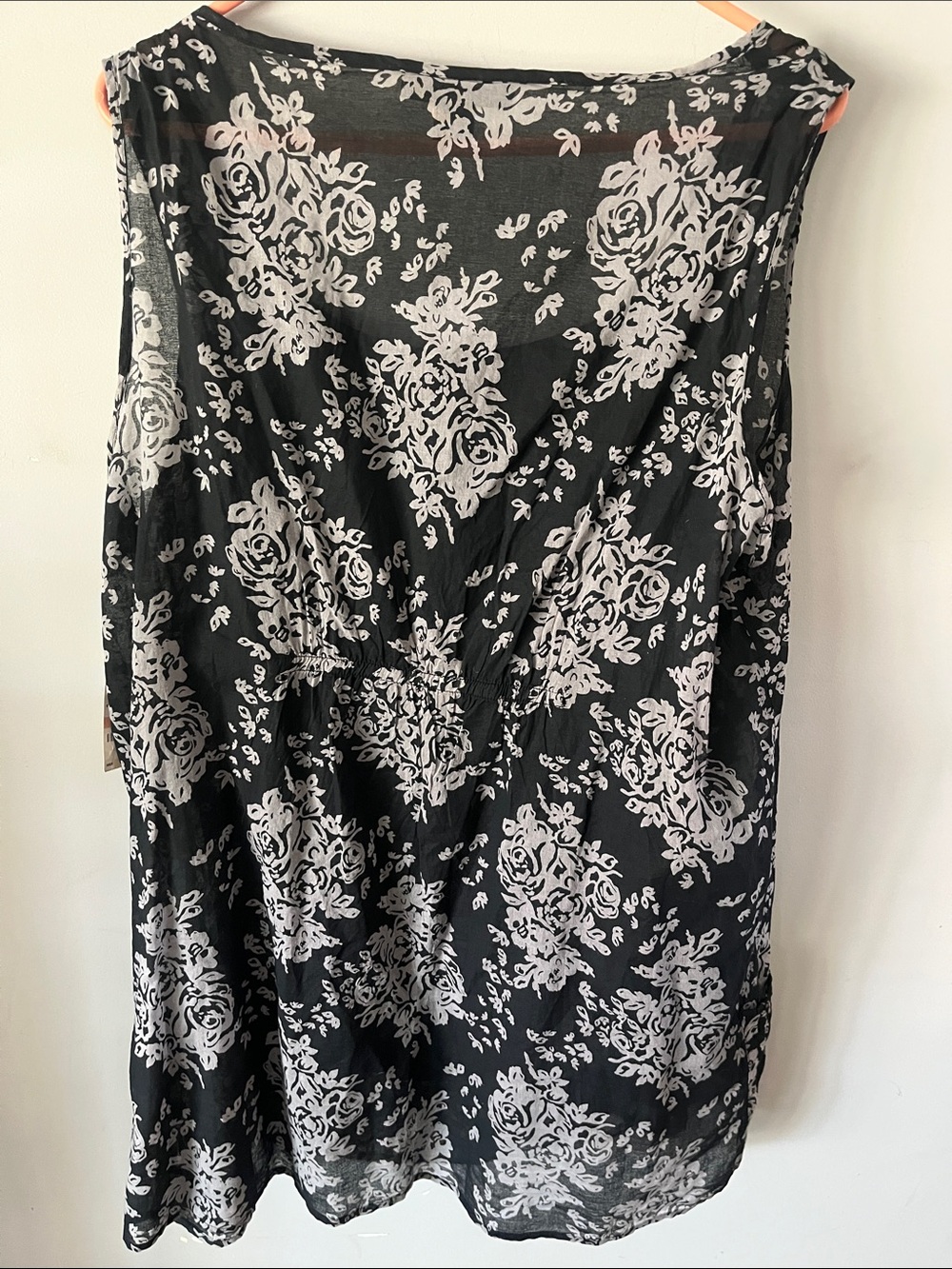 Style & Co. Women’s Black and Gray Floral Scoop-Neck Lined Tunic Size 2X NWT - Picture 7 of 14
